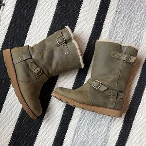 UGG Noira Waterproof Leather Boots